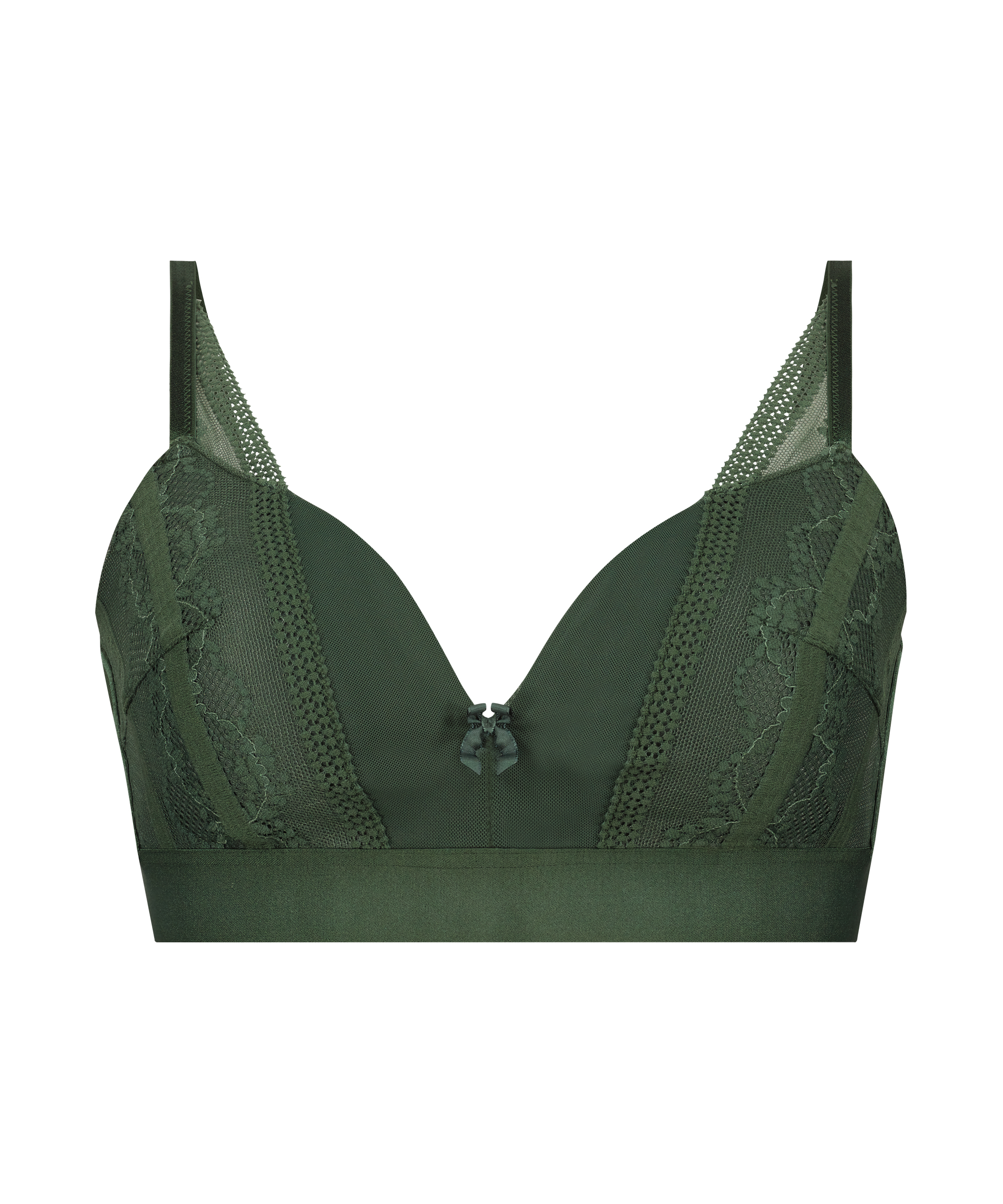 Soutien-gorge sans armatures pr&eacute;form&eacute; Cleo, Vert, main