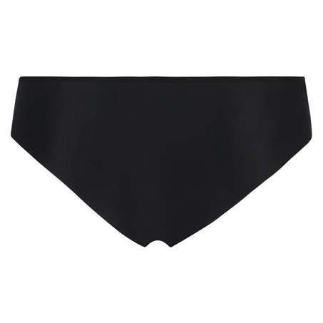 Slip brésilien invisible Stripe mesh, Noir