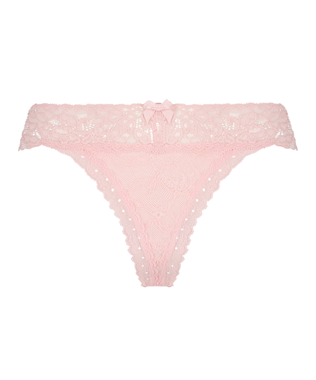 Extra lage string Madison, Roze