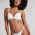 Soutien-gorge &agrave; armatures rembourr&eacute; Pointelle, Blanc