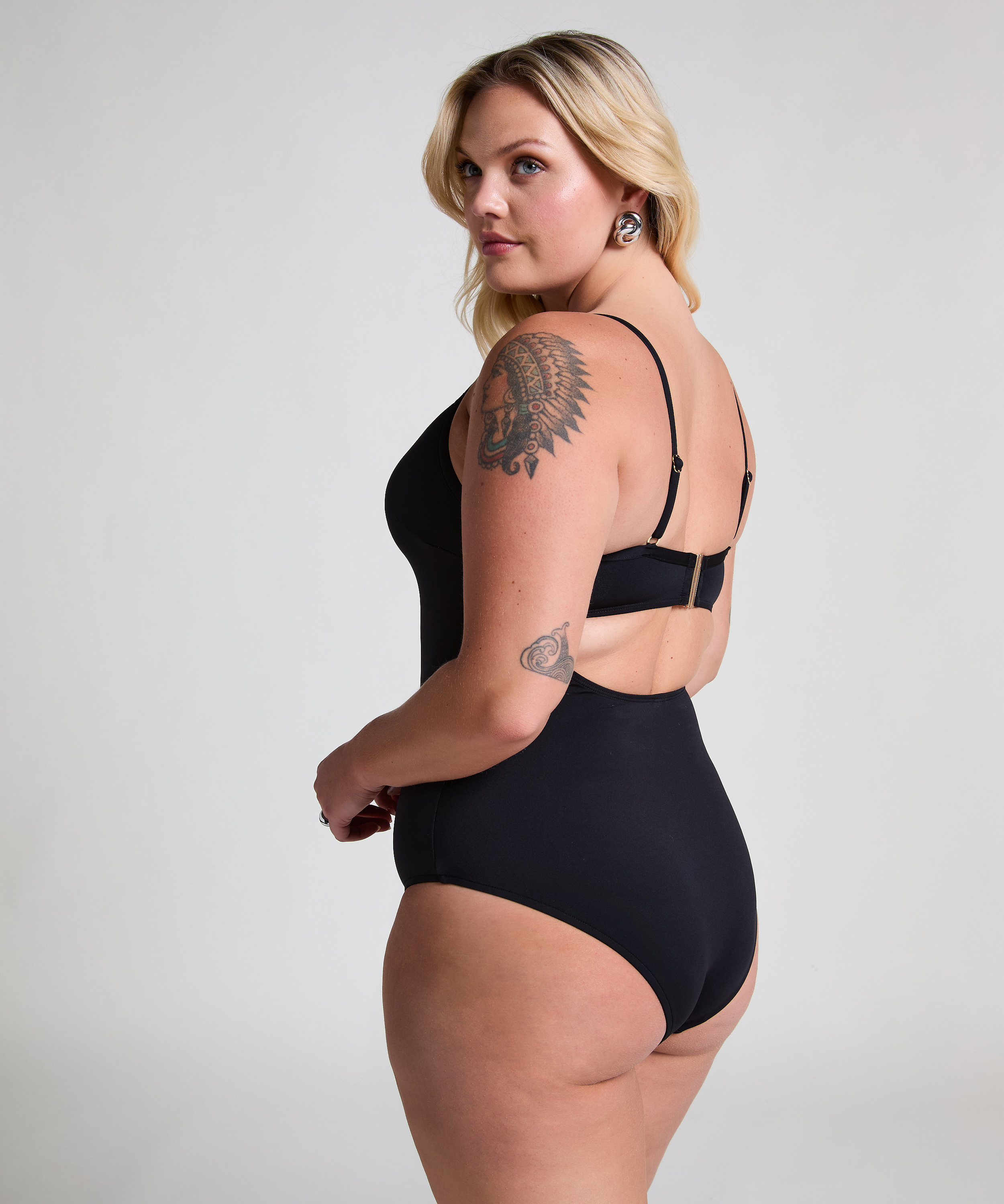 Badpak Neoprene, Zwart, main