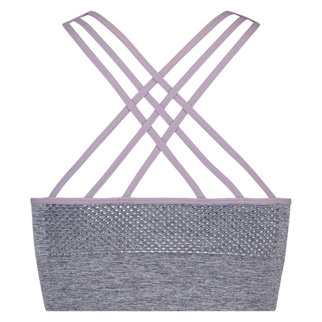 HKMX Sport bh the highneck level 2 ombre, Blauw