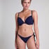 Voorgevormde beugel bikinitop Scallop, Blauw
