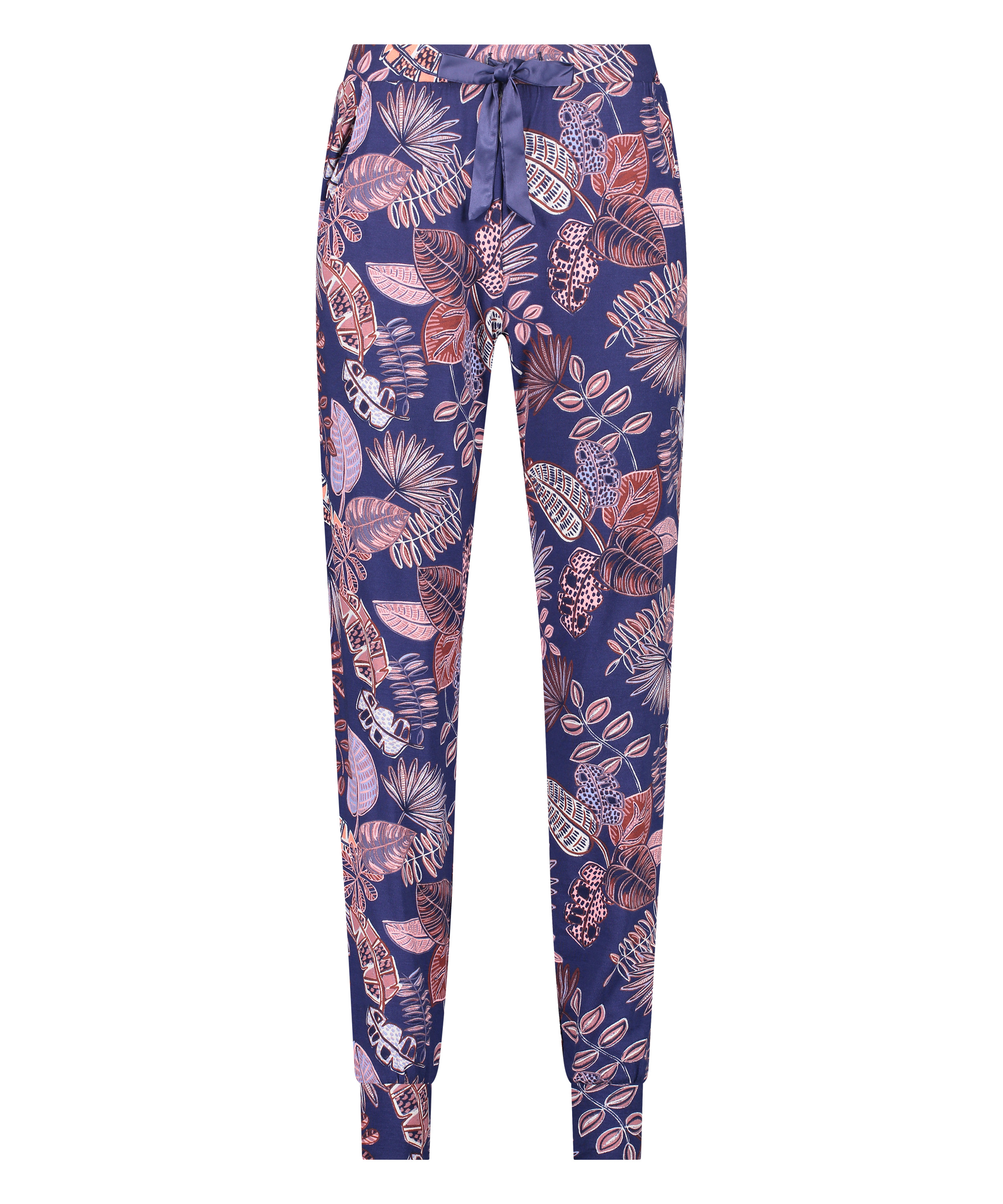 Petite Pyjamabroek Jersey, Blauw, main