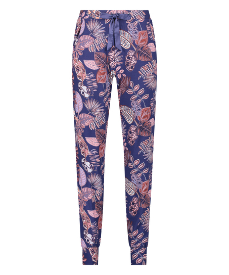 Petite Pyjamabroek Jersey, Blauw