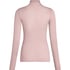 super soft Turtleneck shirt met Cashmere, Roze