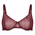 Soutien-gorge &agrave; armatures non-rembourr&eacute; Frida, Rouge