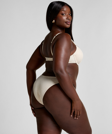 Bikinibroekje Crochet, Wit