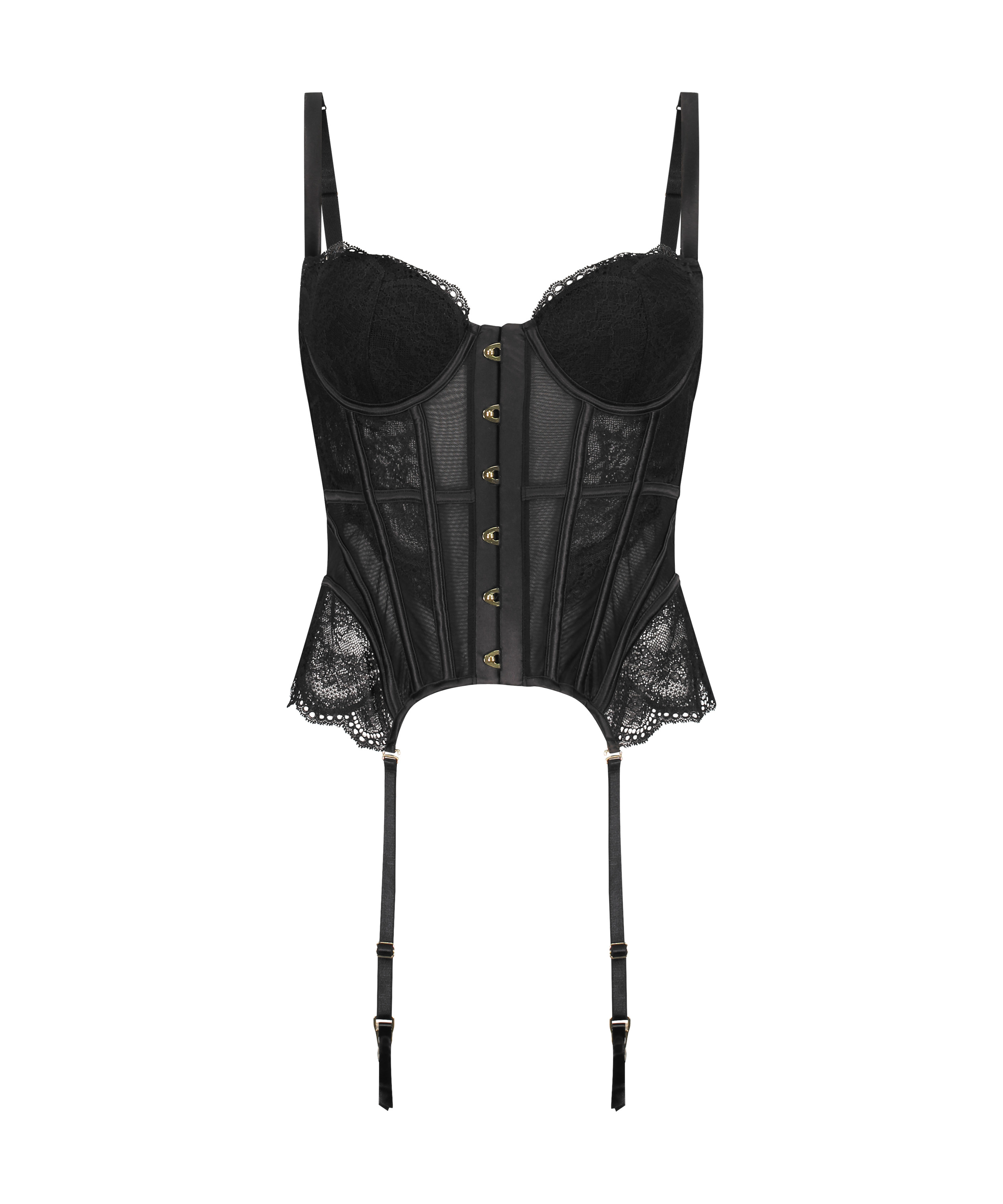 Bustier Fleur Nyakim, Zwart, main