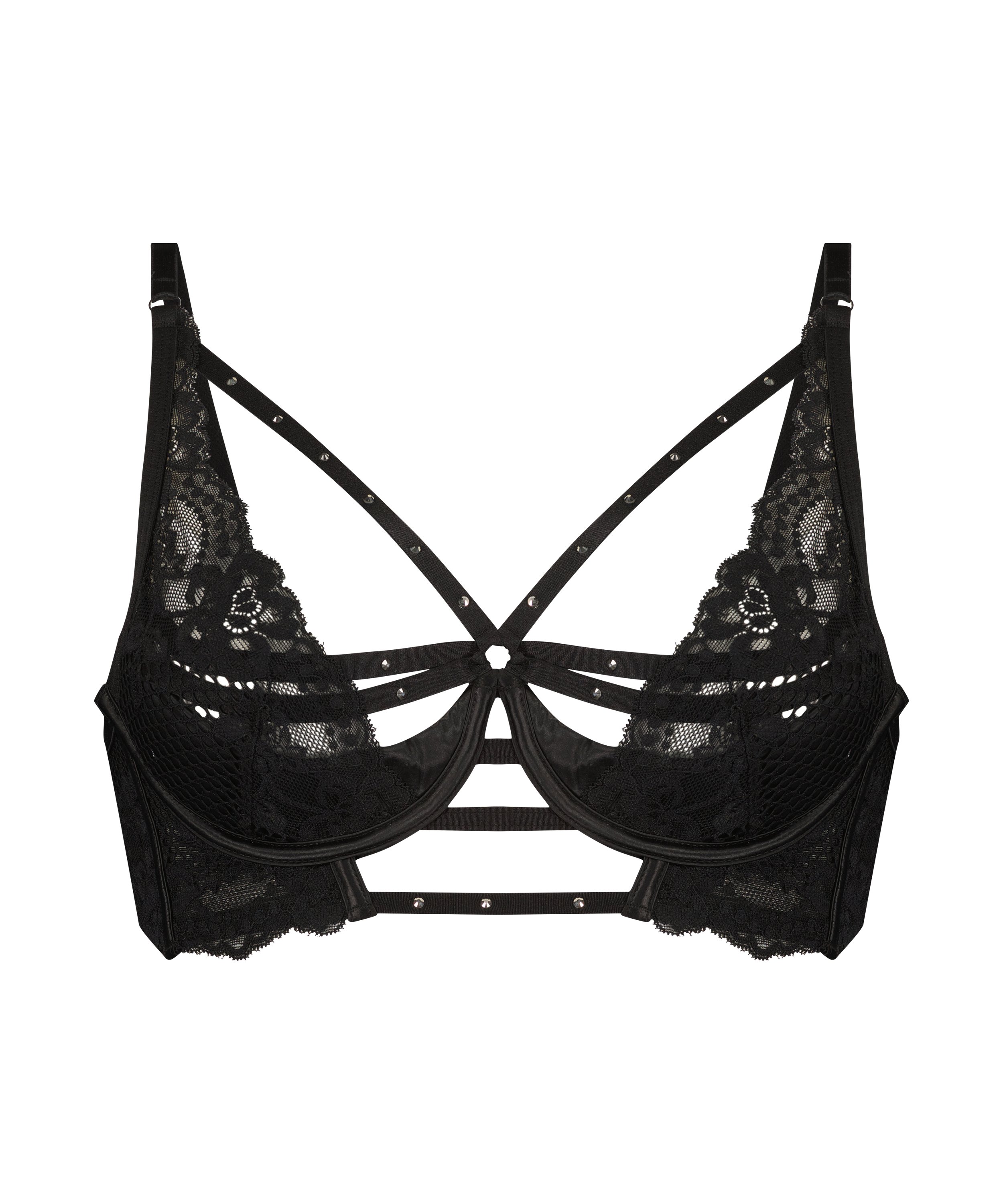 Soutien-gorge corbeille &agrave; armatures pr&eacute;form&eacute; Monroe, Noir, main