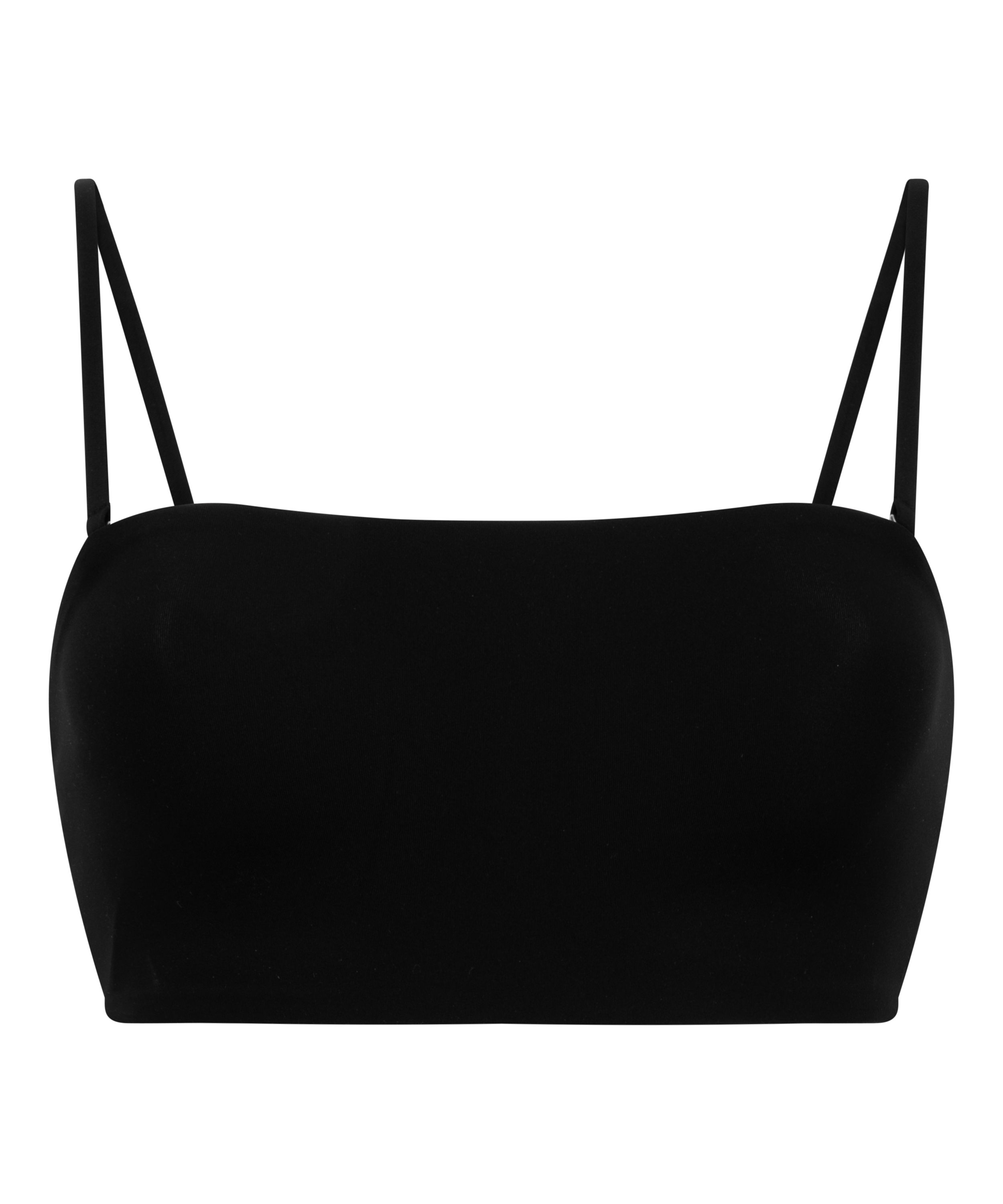 Bandeau Bralette Smooth, Zwart, main