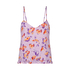 Cami top Satin, Paars