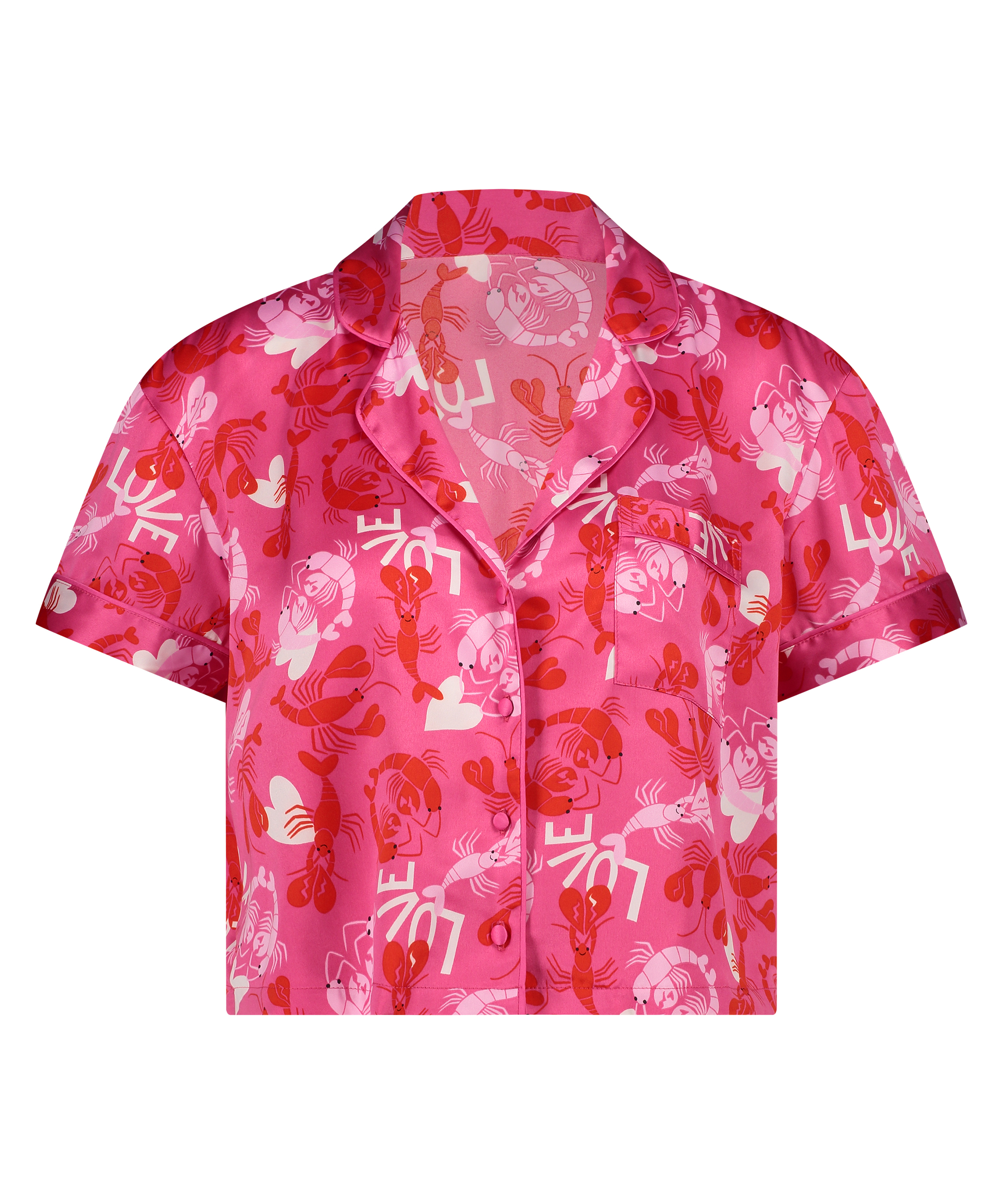 Jacket Satin, Roze, main