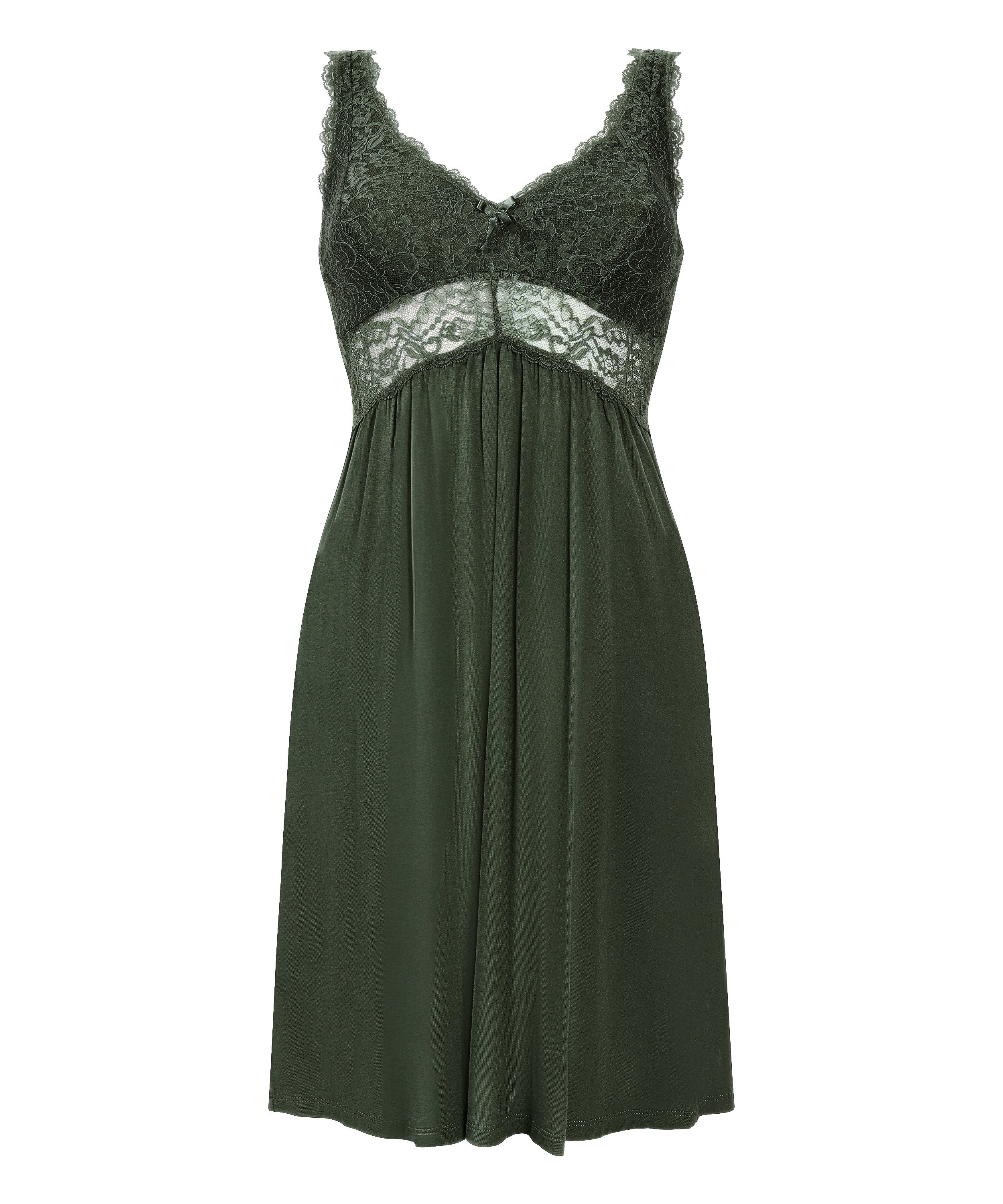 Slipdress Nora Lace, Groen, main
