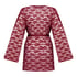 Kimono en dentelle int&eacute;grale, Rouge