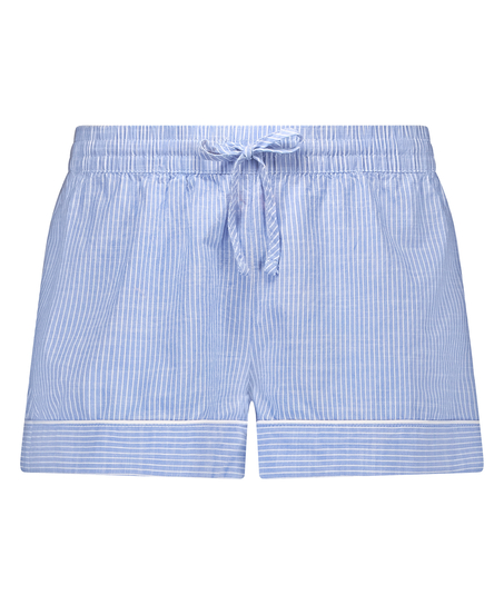 Shorts Katoen, Blauw