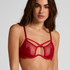 Soutien-gorge &agrave; armatures non-rembourr&eacute; Milana, Rouge