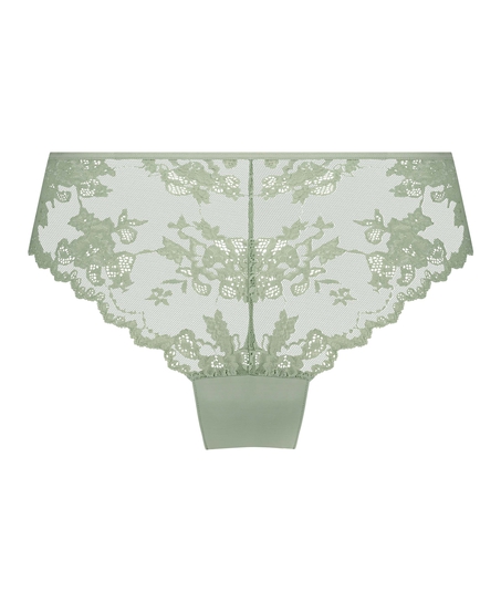 Slip br&eacute;silien Invisible Lace Back, Vert