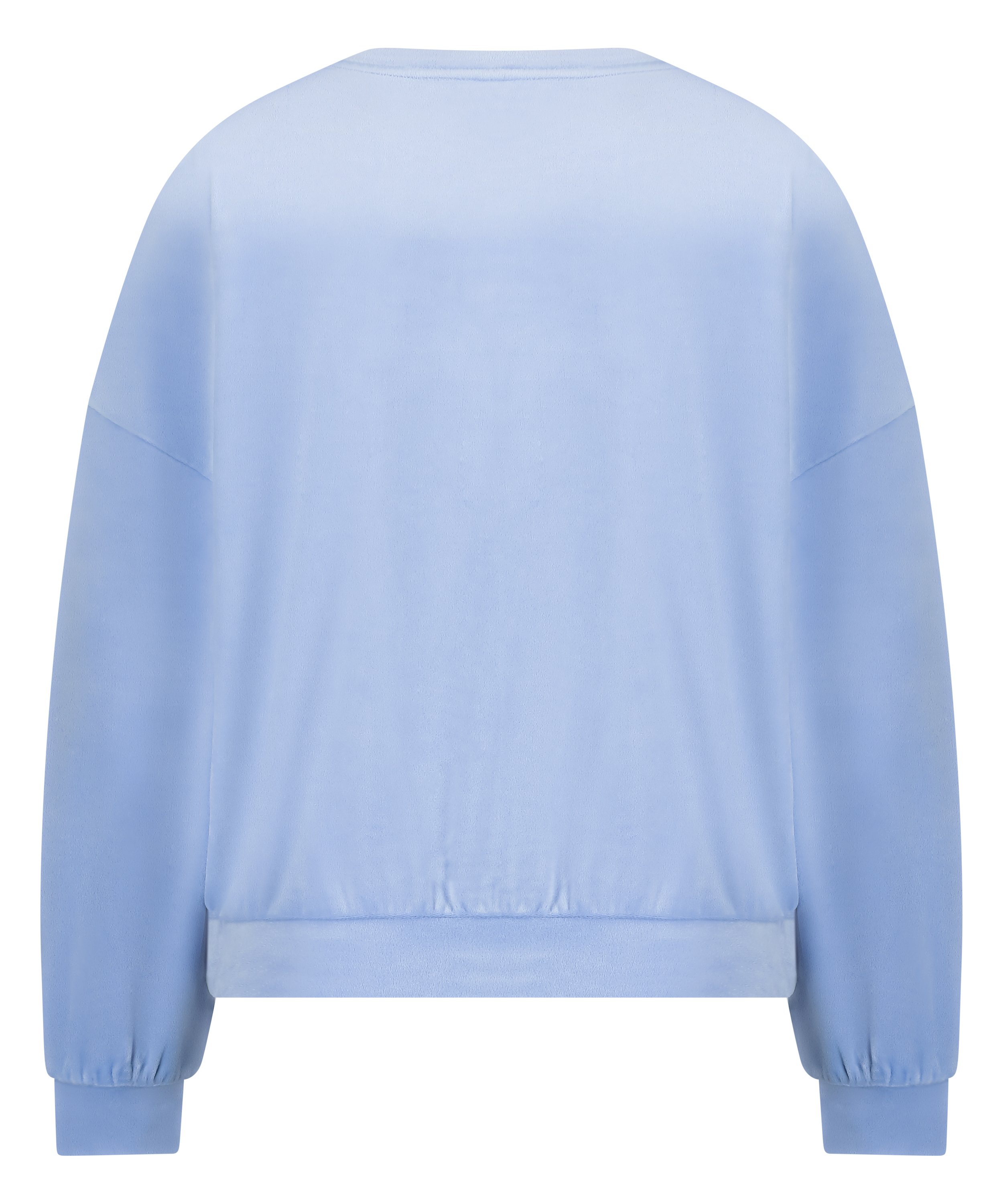 Velours Top, Blauw, main