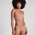Triangel bralette Smooth, Bruin