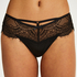 Boxer string Nathalie, Noir