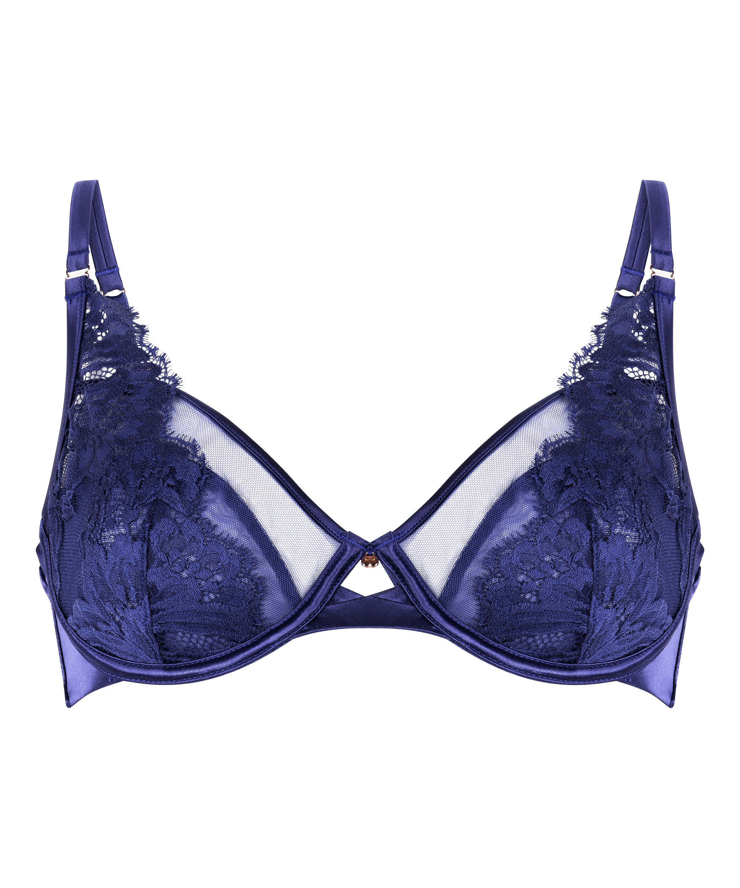 Soutien-gorge à armatures non-rembourré Grace, Bleu, main