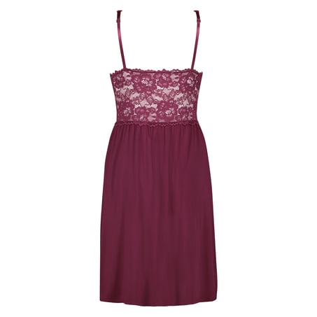 Slipdress Nora Lace, Paars