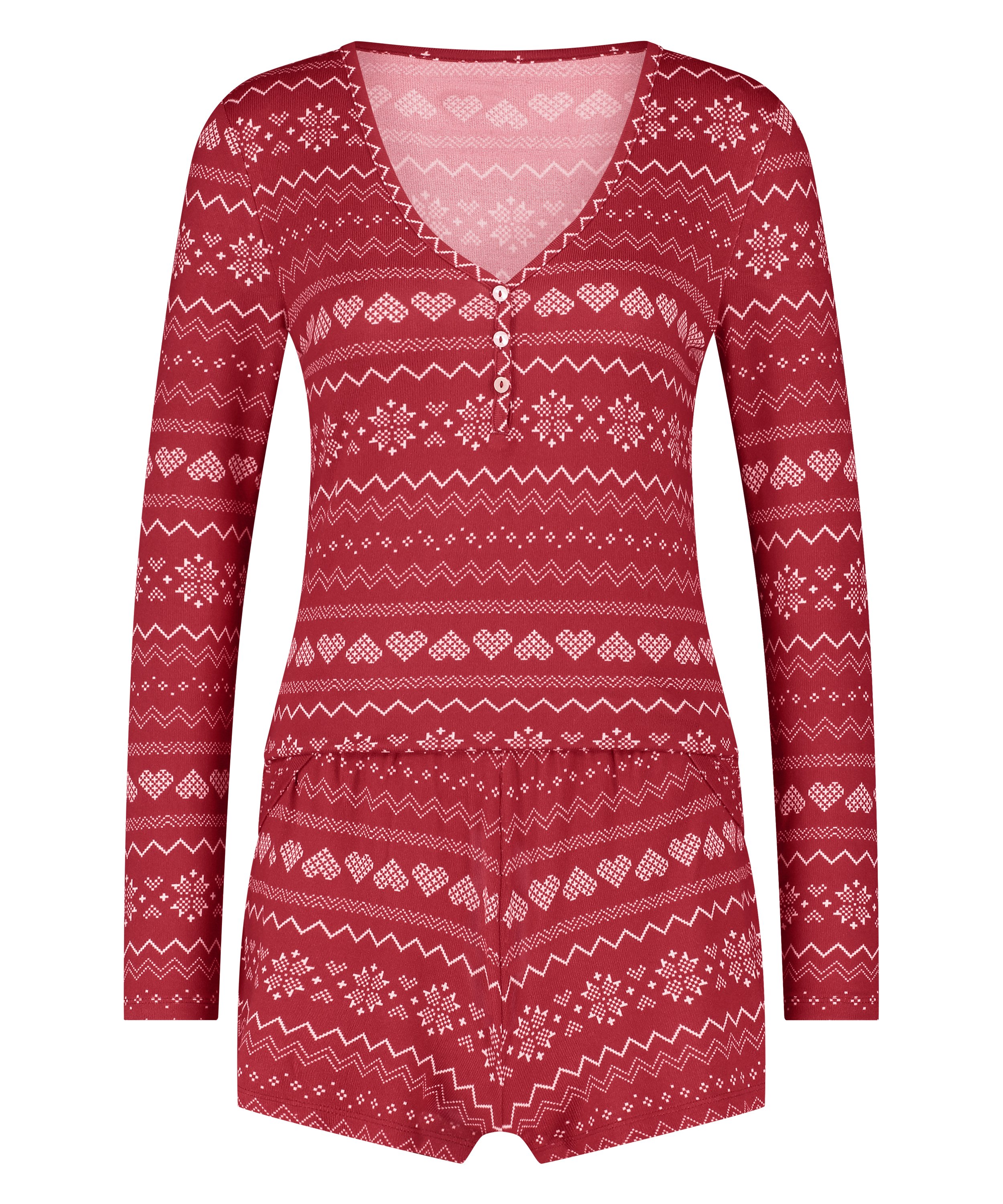 Pyjama set, Rood, main