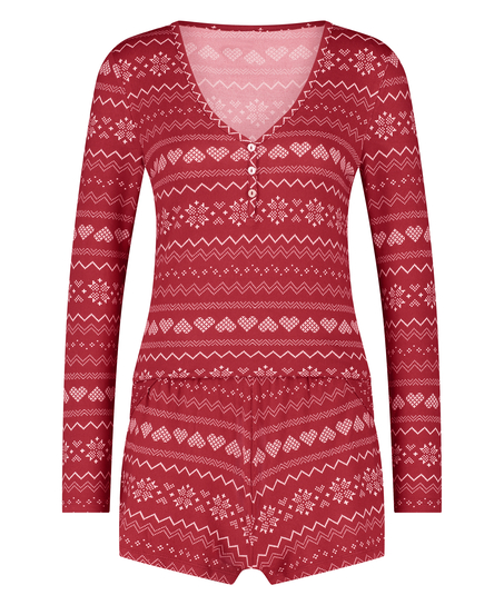 Pyjama set, Rood