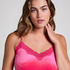 Cami top Velours Lace, Roze