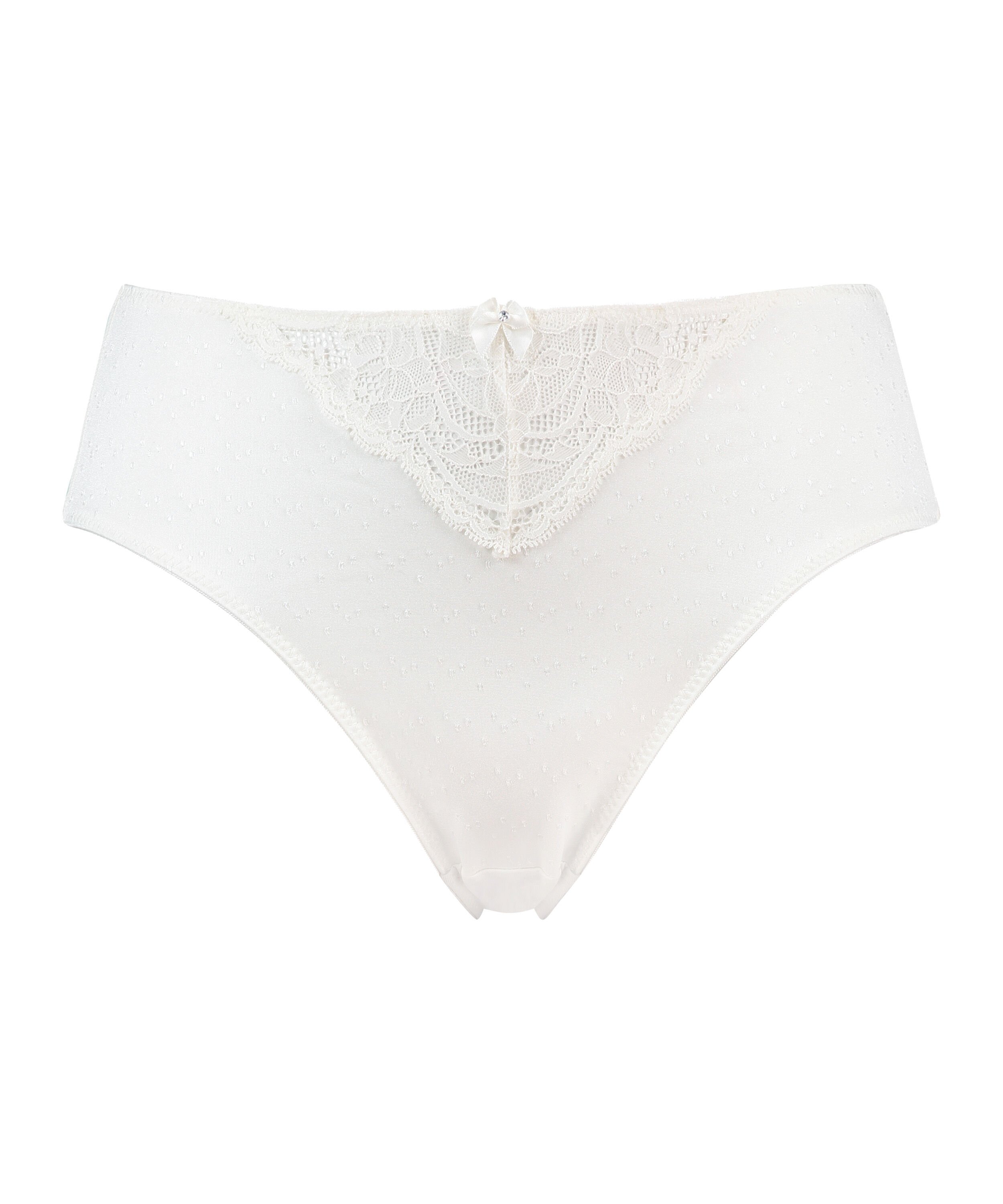 Slip taille haute Sophie, Blanc