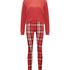 Pyjamaset met tas, Rood