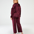 Pyjamabroek velours, Rood
