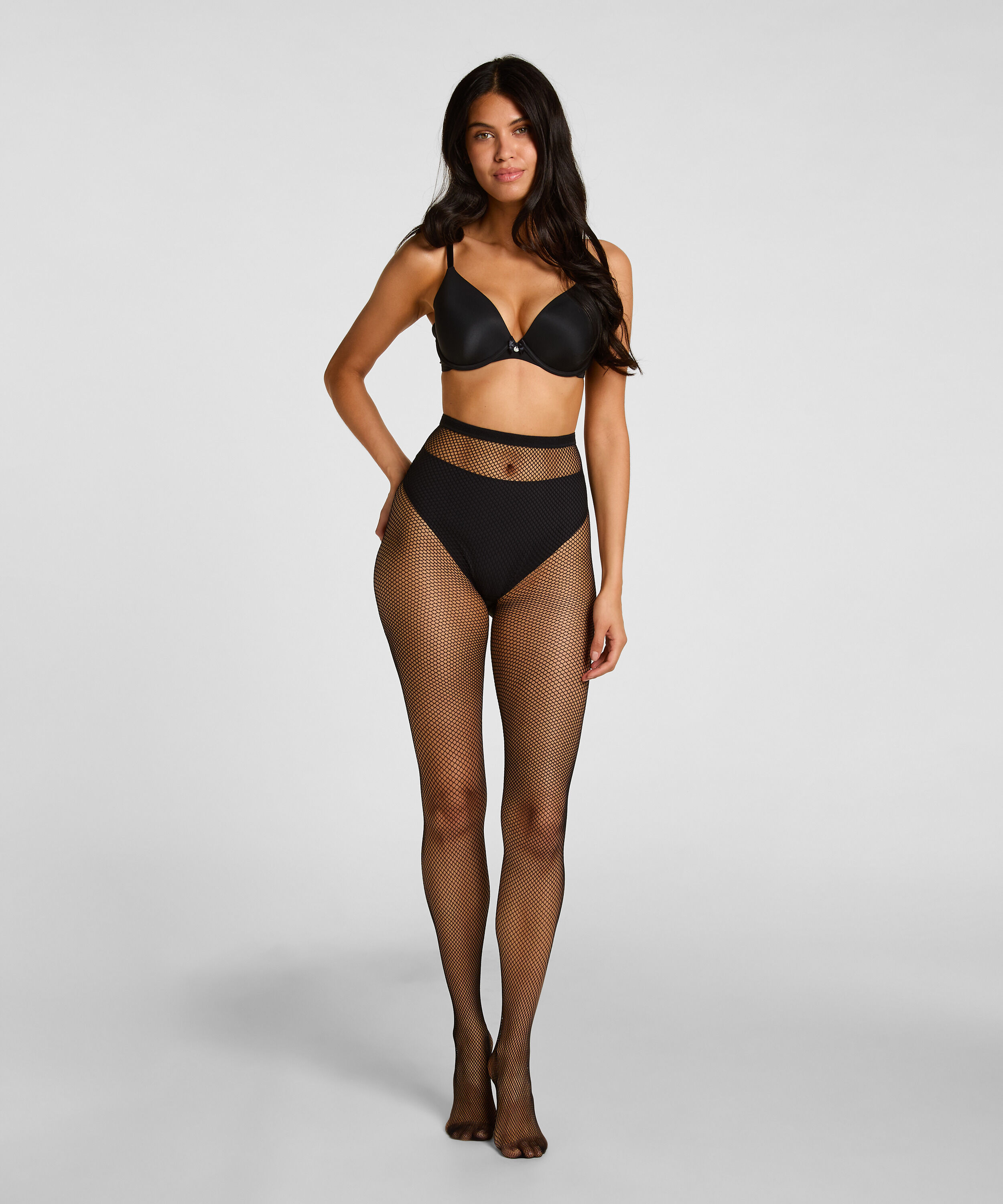 Panty Fishnet, Zwart