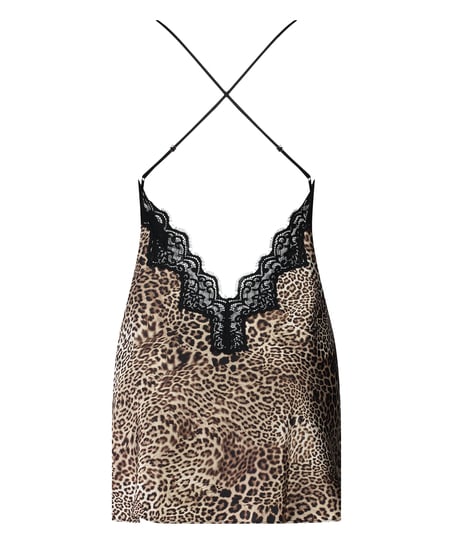 Slipdress Mya, Zwart