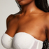 Voorgevormde strapless beugel bh Valerie, Wit
