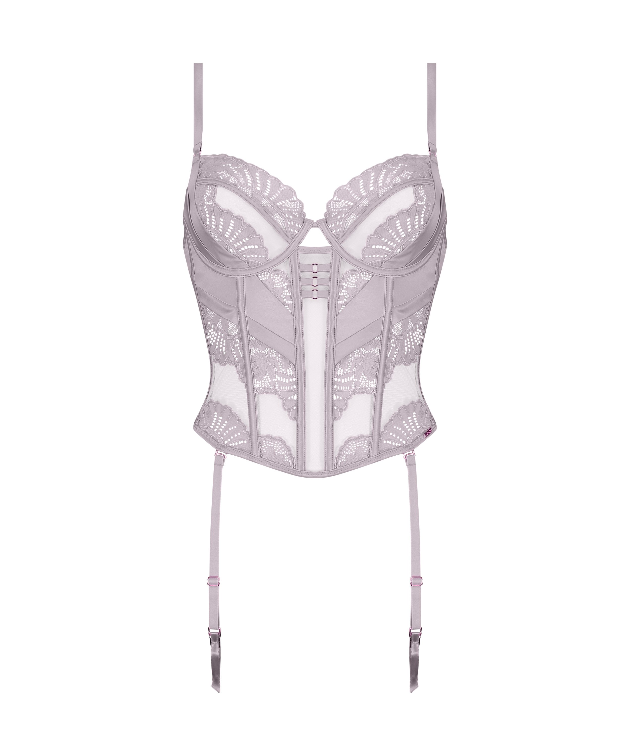 Bustier Almendra, Pourpre, main