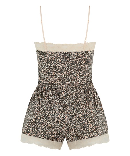 Korte pyjamaset Cami, Beige