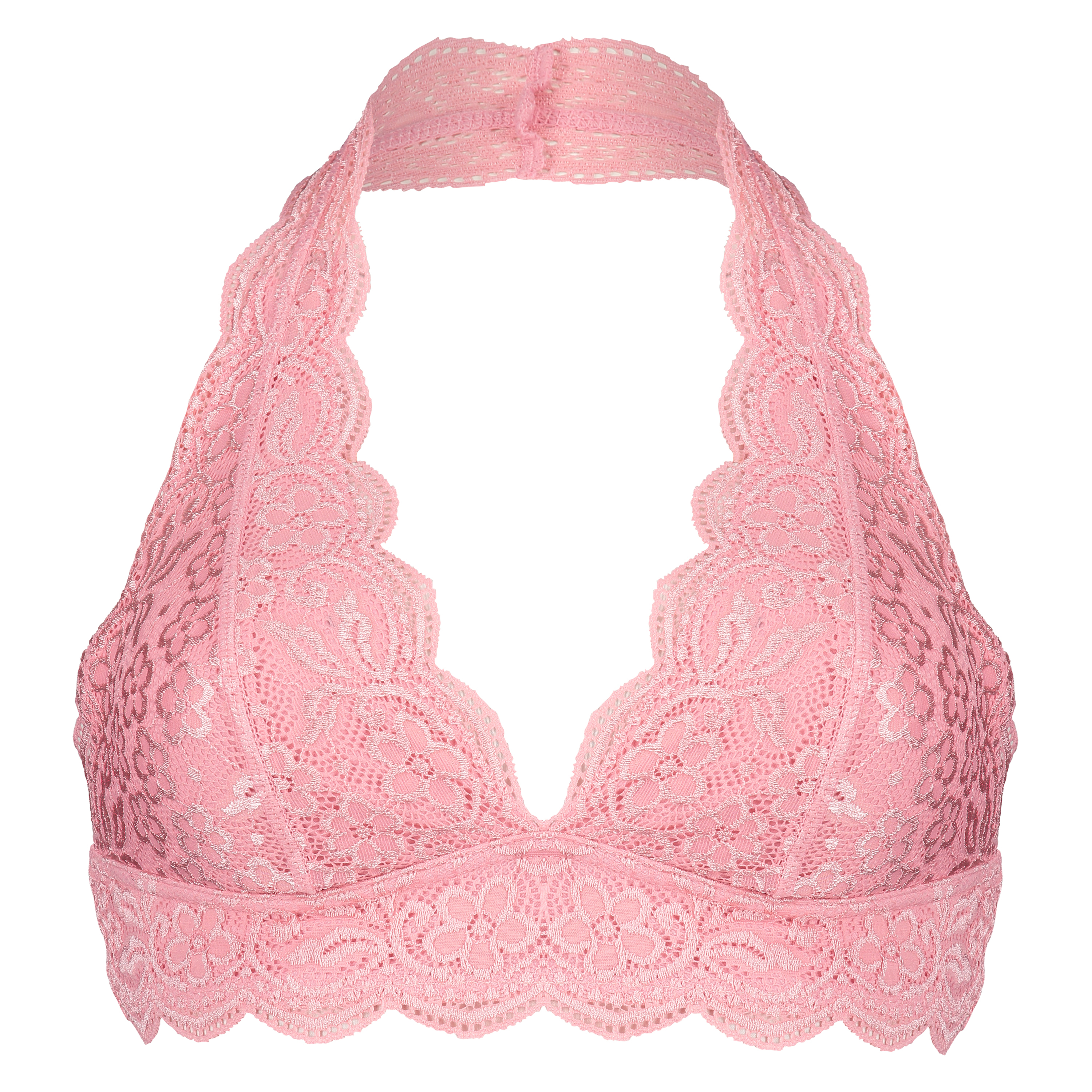 Halter bralette Lace, Roze, main