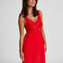 Slipdress Nora Lace, Rood