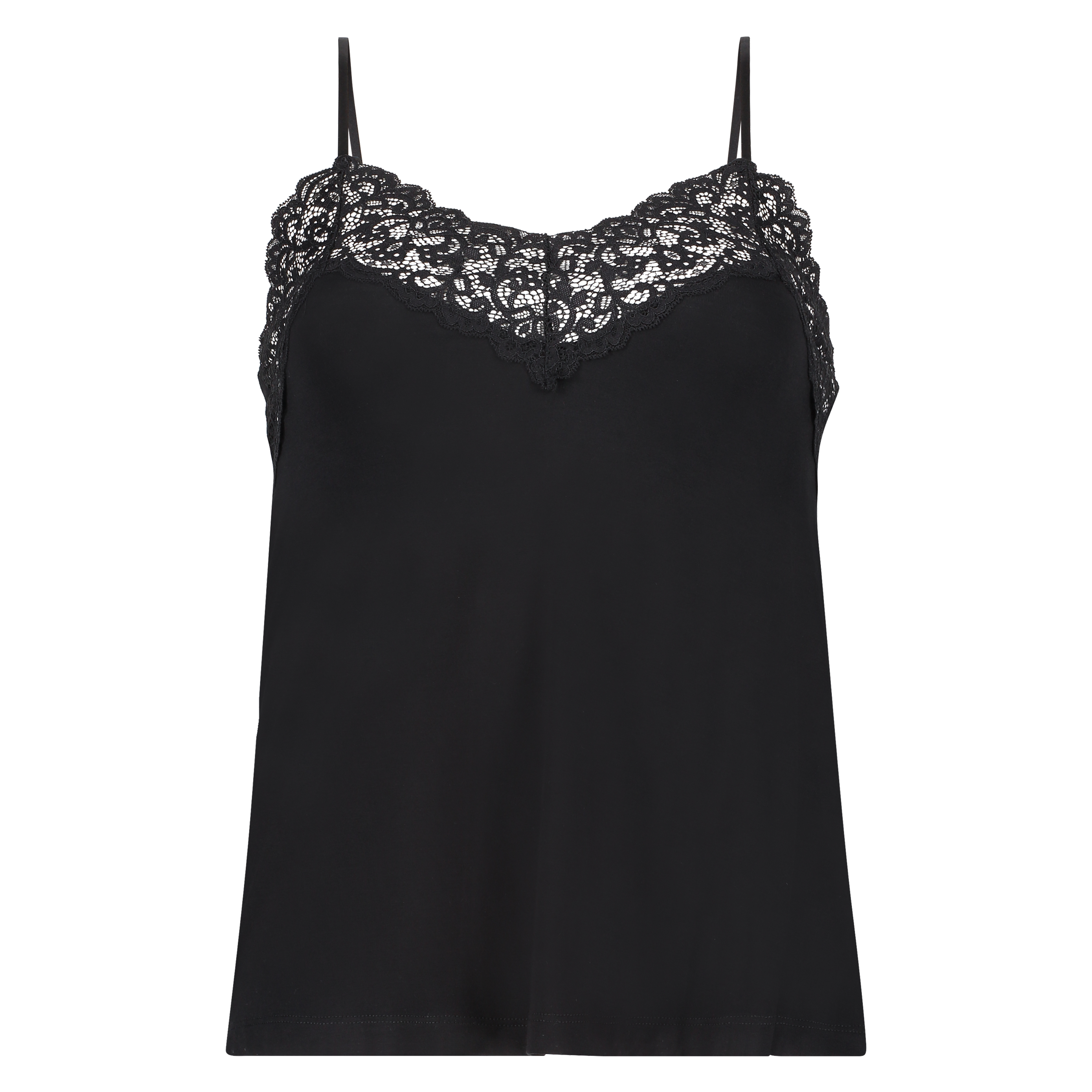 Cami Top A-line Jersey, Noir, main