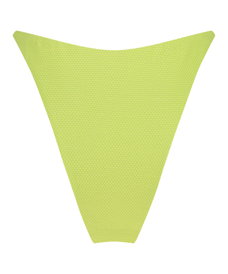 Hoog uigesneden bikinibroekje Fiji, Groen