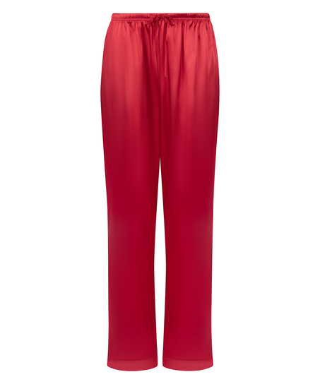 Broek Satijn, Rood