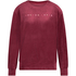 Top Velours lange mouwen, Rood