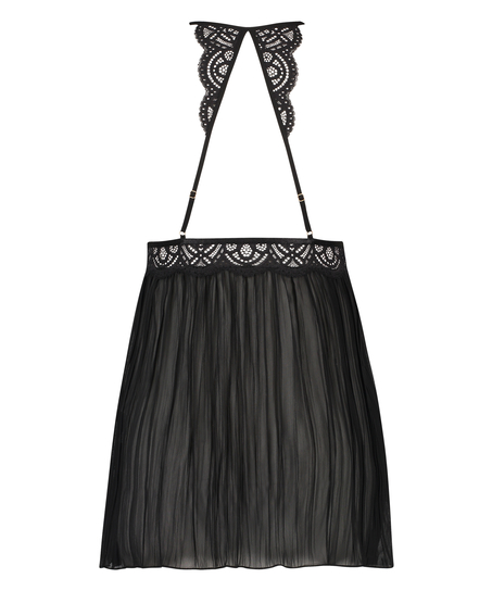 Babydoll Chiffon, Zwart