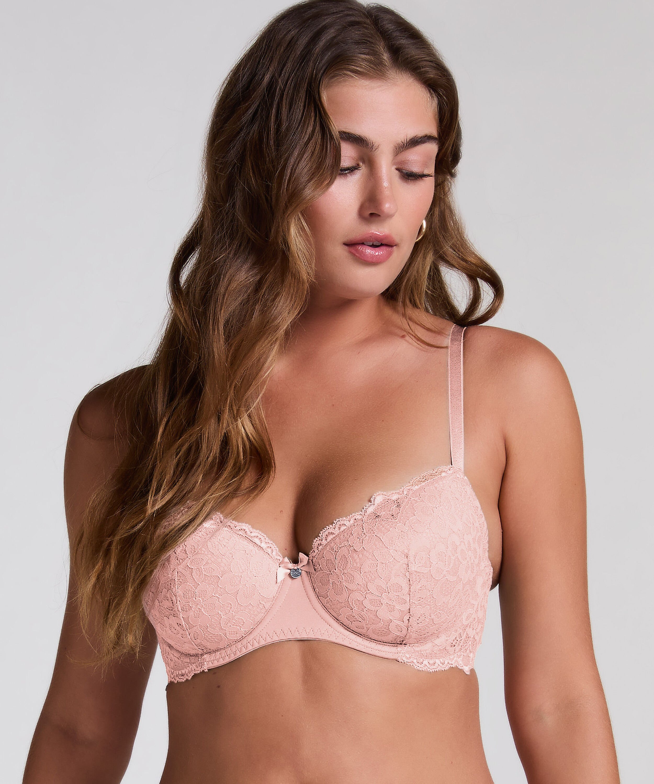 Soutien-gorge &agrave; armatures pr&eacute;form&eacute; Marine, Rose
