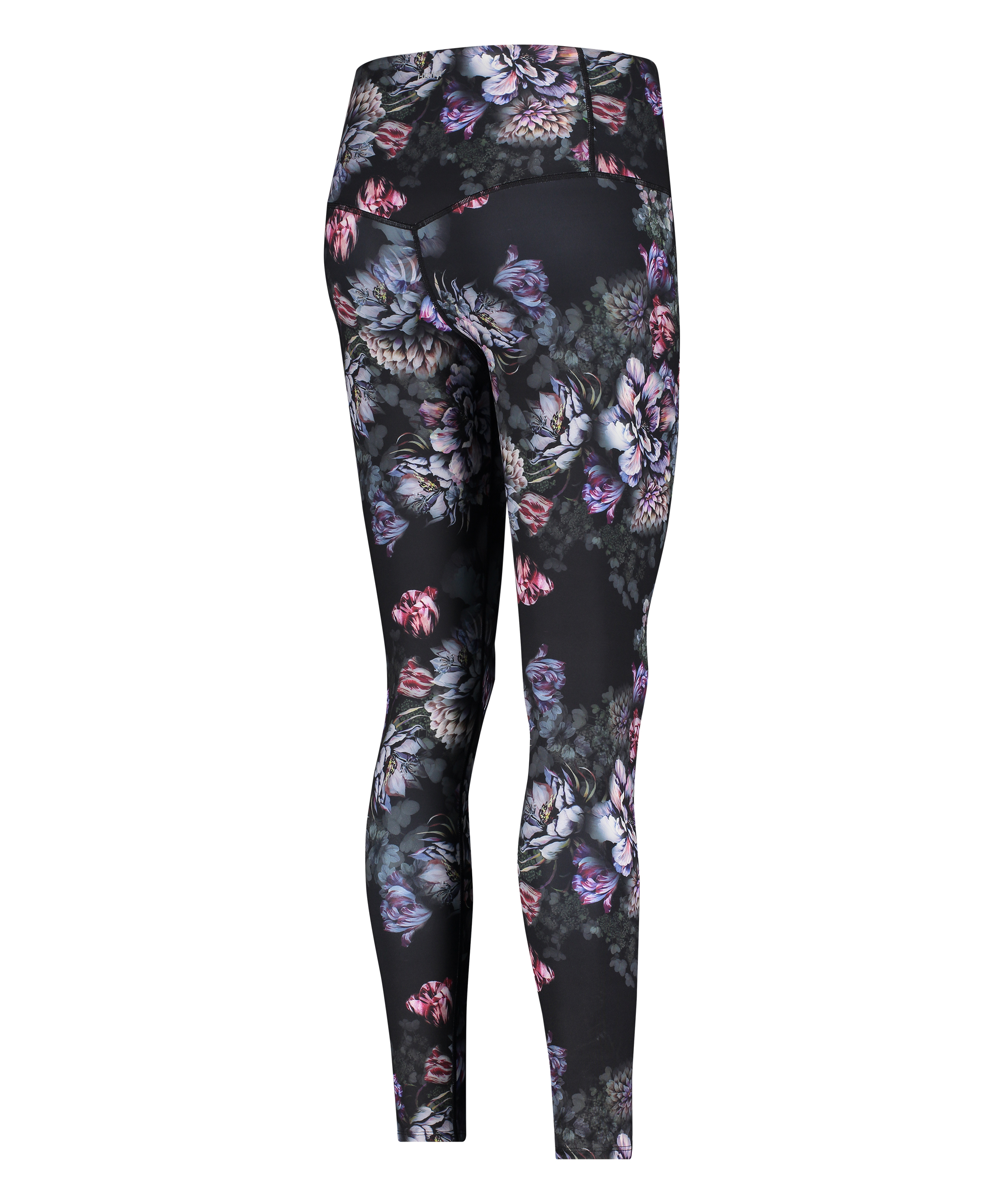 HKMX High Waisted Sportlegging Flower, Zwart, main