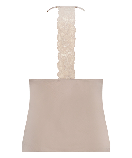 Cami top Satin, Pourpre