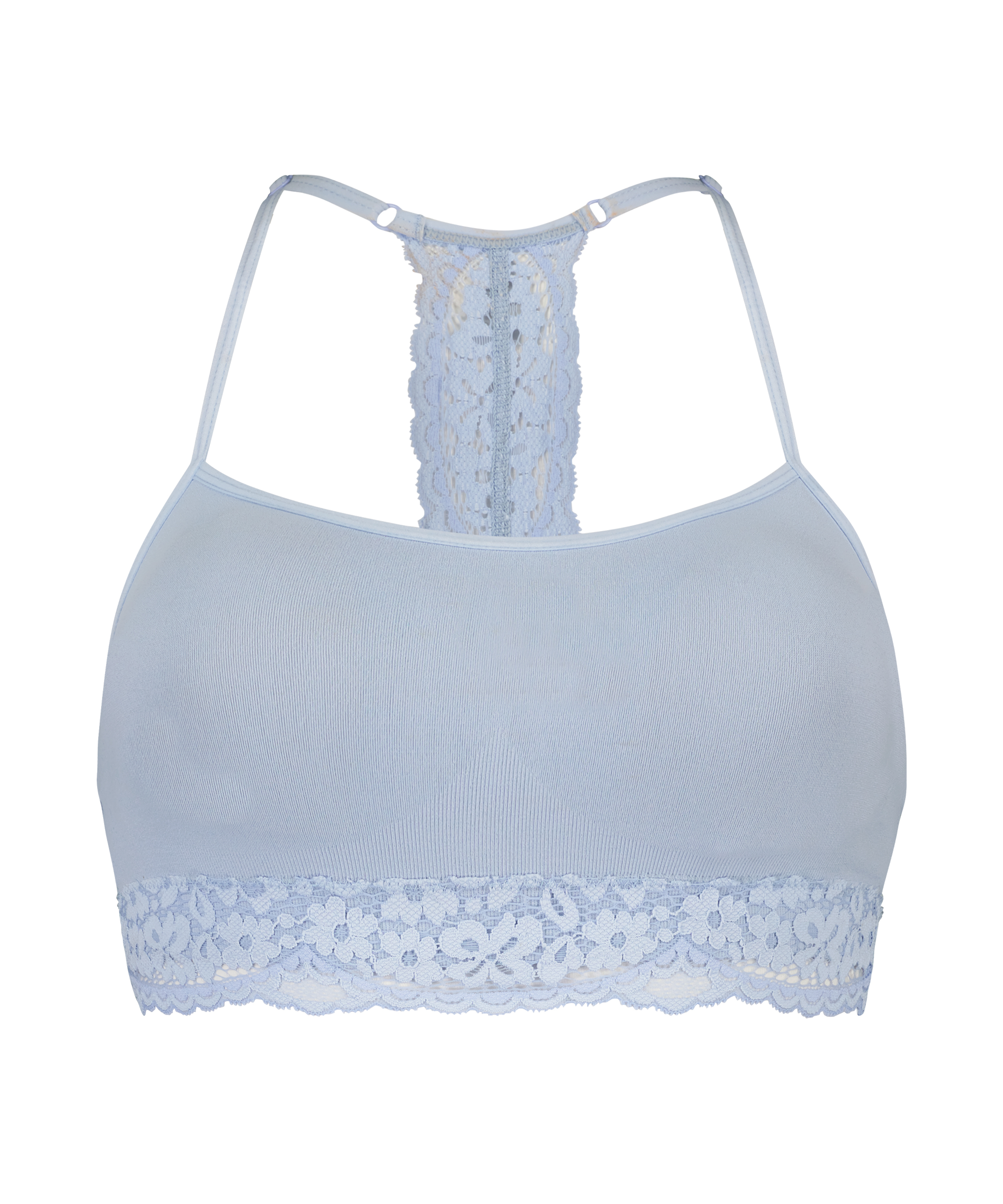 Seamless bralette Marine, Blauw, main