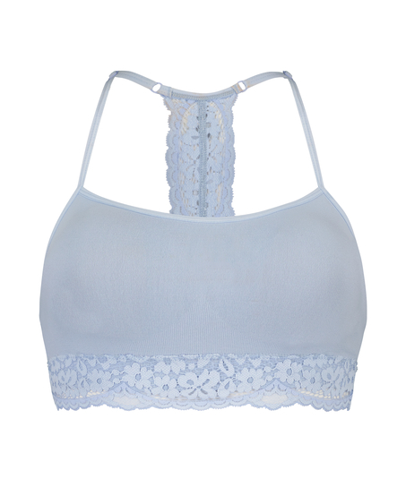 Seamless bralette Marine, Blauw